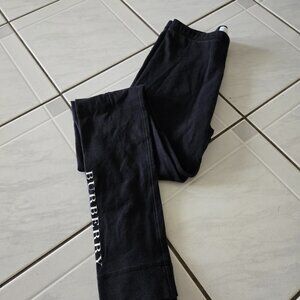 Burberry Black Logo Leggings 14Y